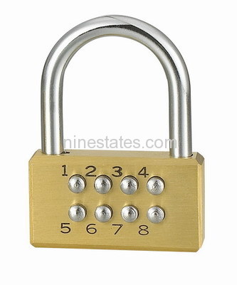 Brass combination padlock(50mm)