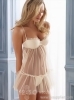 Tulle and satin babydoll