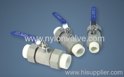 PP R nylon ball valve