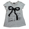 women's t-shirt with bowknot