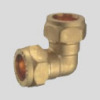 Brass Compression Fitting Elbow CxC