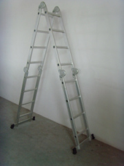 folding aluminum ladder
