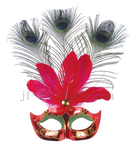 Feather mask