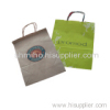 Kraft paper bag with nylon handled