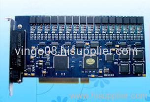 16 channels Analog Telephone PCI recording card
