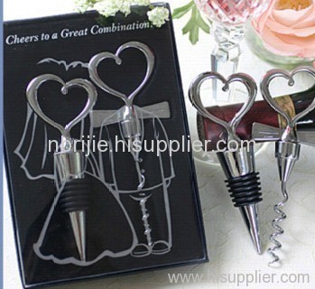 2011 Wedding Favour Wine Opener&Cork Gift Set