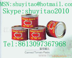 canned tomato paste