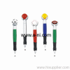 PU and plastic twist promotion Ball pen