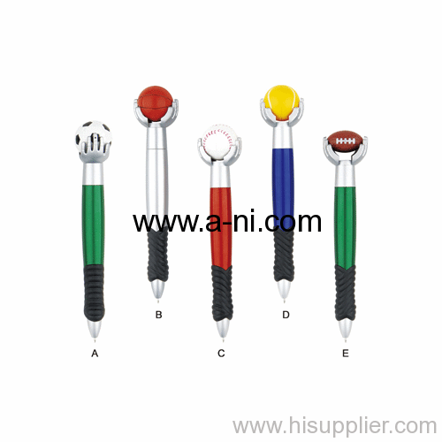 PU and plastic twist promotion Ball pen