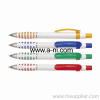 colored plastic push action office promotion Ball pen