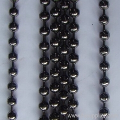 Bladk Bead chain curtain