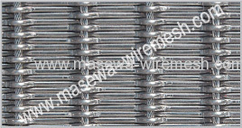 Architectural woven wire mesh