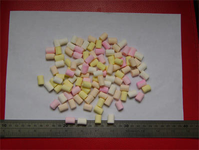 Cylinder Marshmallow Candy