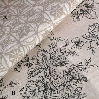 printed ramie cotton fabric