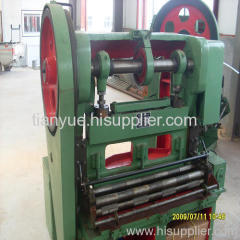 Expanded metal mesh machine