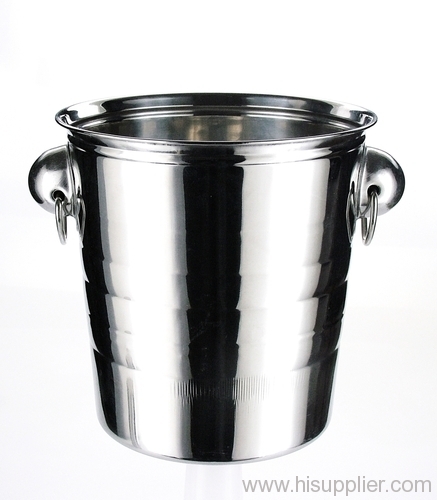 Stainless steel ice bucket