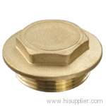 Brass plug hexagon head