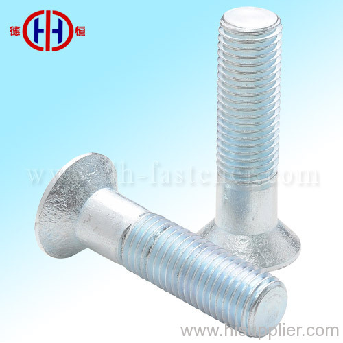 Zinc Plated Flat bolt