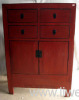Old red cabinet
