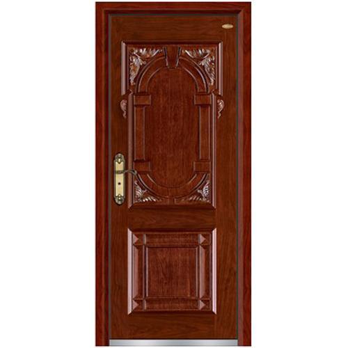 solid wood steel door