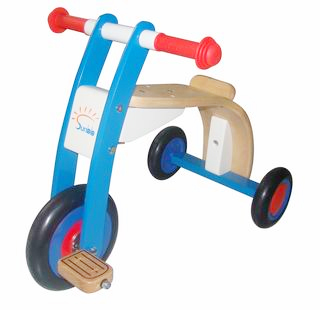 Wooden tricycle