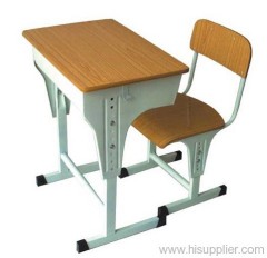 Student desks and chairs