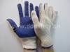 knitted with Pvc glove