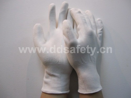 Nylon with PU glove