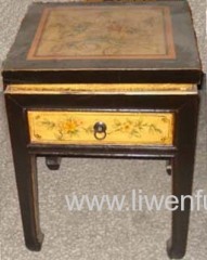 antique painting night stand