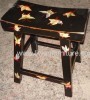 Antique oriental drawing stool