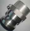 Aluminium camlock coupling part