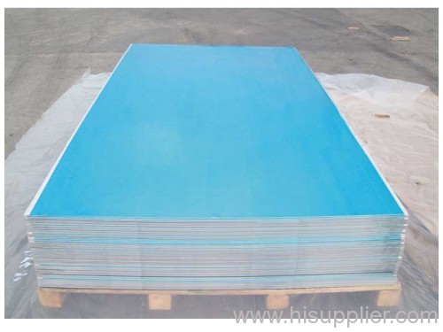 aluminium sheet with PVC