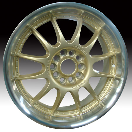 Alloy Wheel YELLOW FINISH