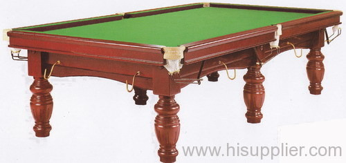 10ft solid wood billiard table