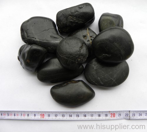 black pebble stone