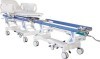 Connecting stretcher trolley