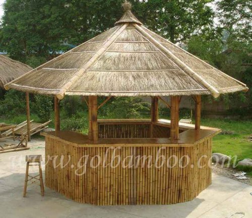 Bamboo gazebo, bar, house, pavilion, canopy, umbrella, home & garden