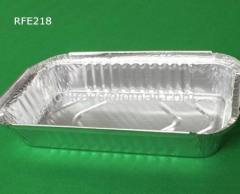 Disposable aluminum foil container