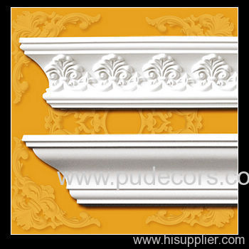 PU cornices for interior decorations