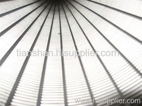 Wedge wire slot filter