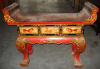 Antique painted altar table