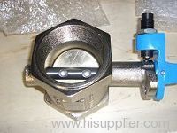 thread end butterfly valve