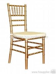 Resin Gold Chiavari Chair