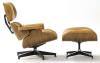 Eames Lounge Chair And Ottoman With Leather