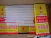 white candles box packing