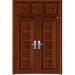 non standard wood steel door