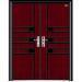 non standard wood steel door