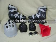 inline skate helmet protector wheels set