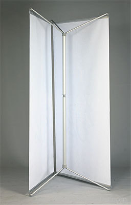 Triple Sides Banner Stand