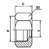 Metric Thread Bite Type Tube Fitting RETAINING NUTS